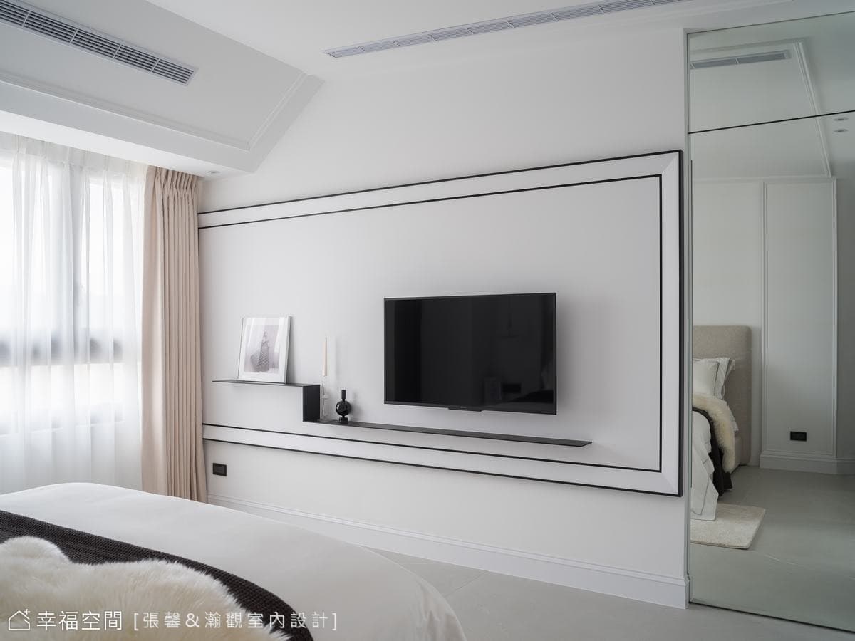 畫框造型電視牆