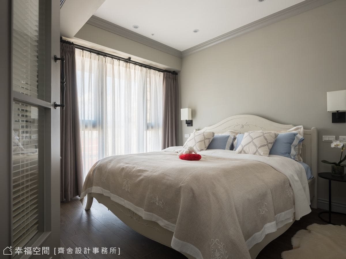 明亮寢臥氛圍