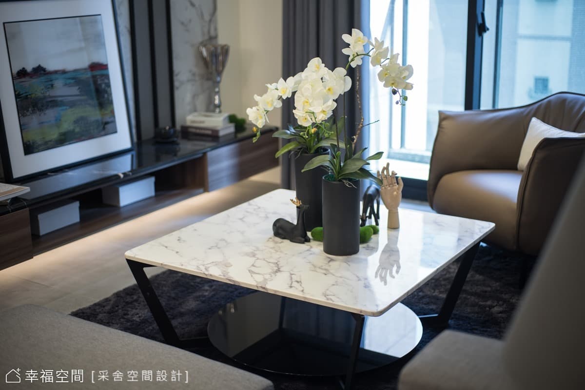 異材質混搭 造就和諧高雅格調