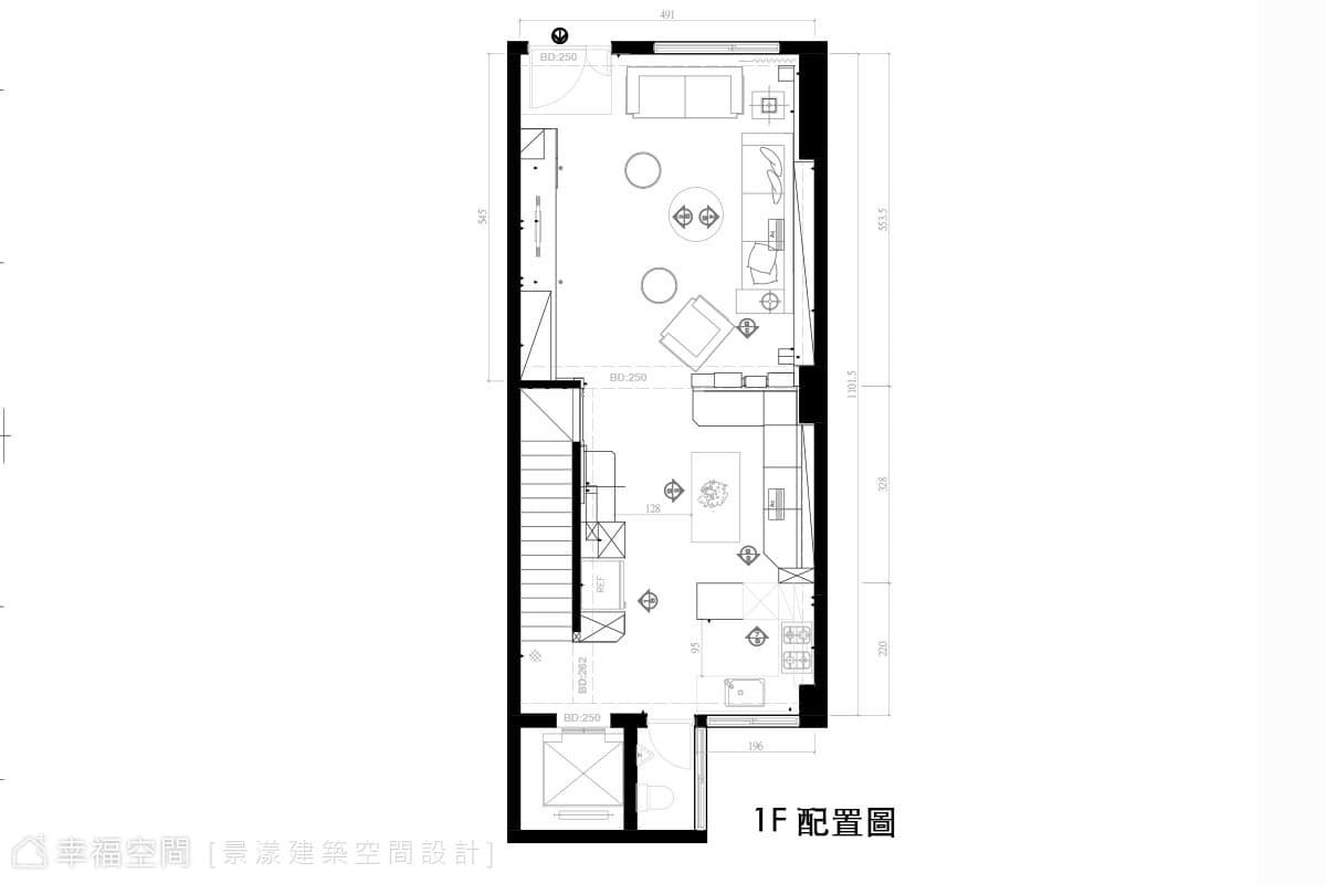 1F平面配置圖