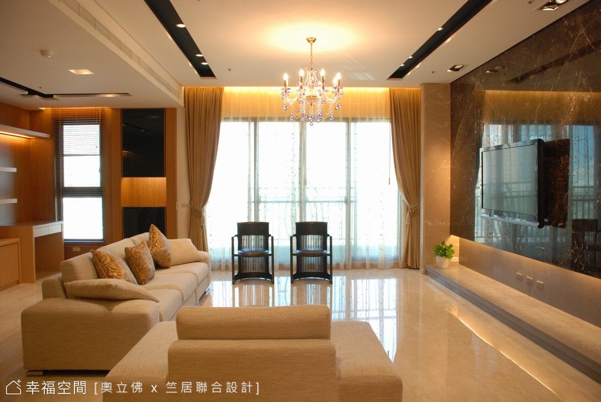 延伸出生活品味與態度的精緻住家｜奢華風｜50坪