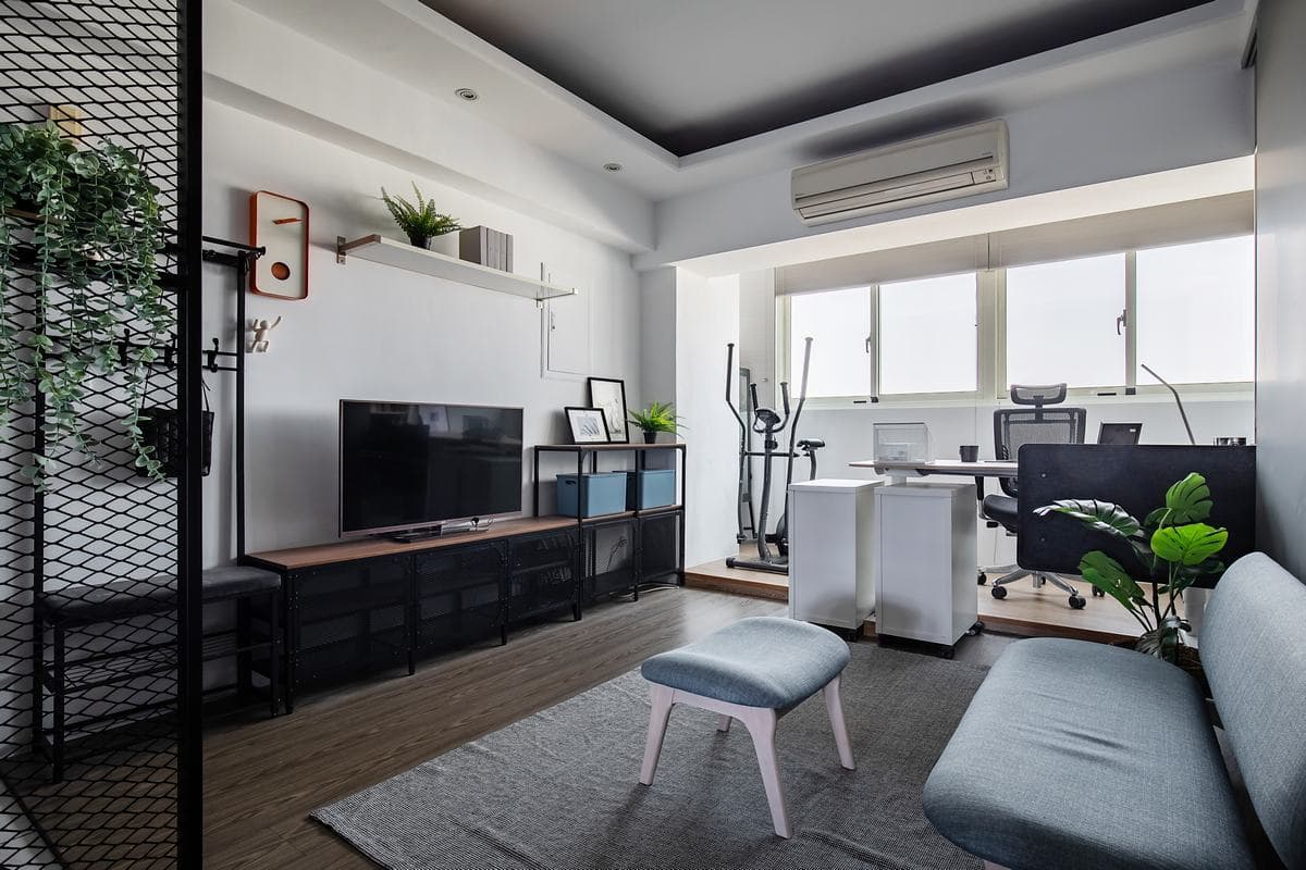 當工業風遇上現代感 成就老屋翻新的美好｜20坪｜3房、2廳、2衛